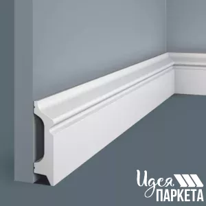 Cosca Напольный плинтус PX001, 78Х21, ЭКОПОЛИМЕР