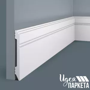 Cosca Напольный плинтус PX005, 108Х12, ЭКОПОЛИМЕР