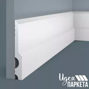 Cosca Напольный плинтус PX011, 130Х18, ЭКОПОЛИМЕР